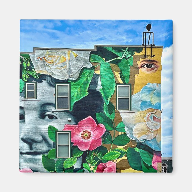 Imán arte mural a gran escala en dubuque (Frente)