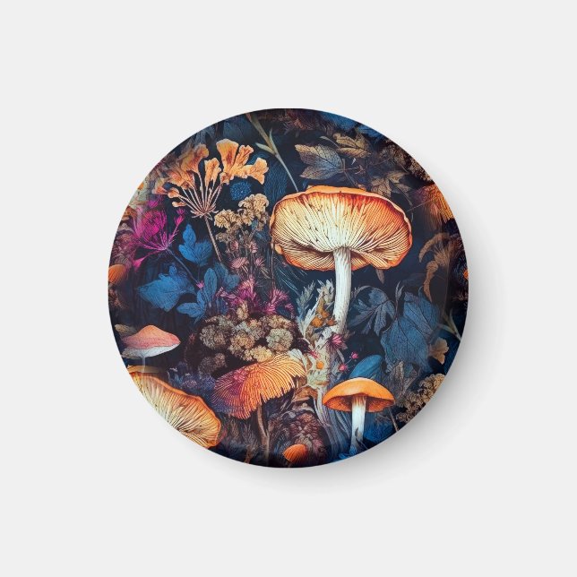 Imán Arte natural de flores (Frente)