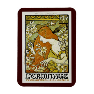 Imán Arte Nouveau de L'Ermitage floral
