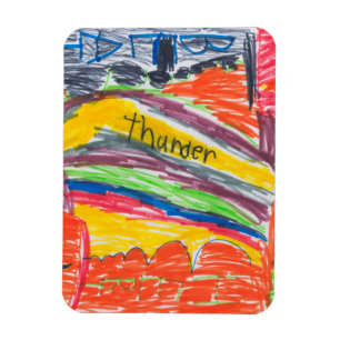 Imán Arte o foto del recuerdo de las ilustraciones de