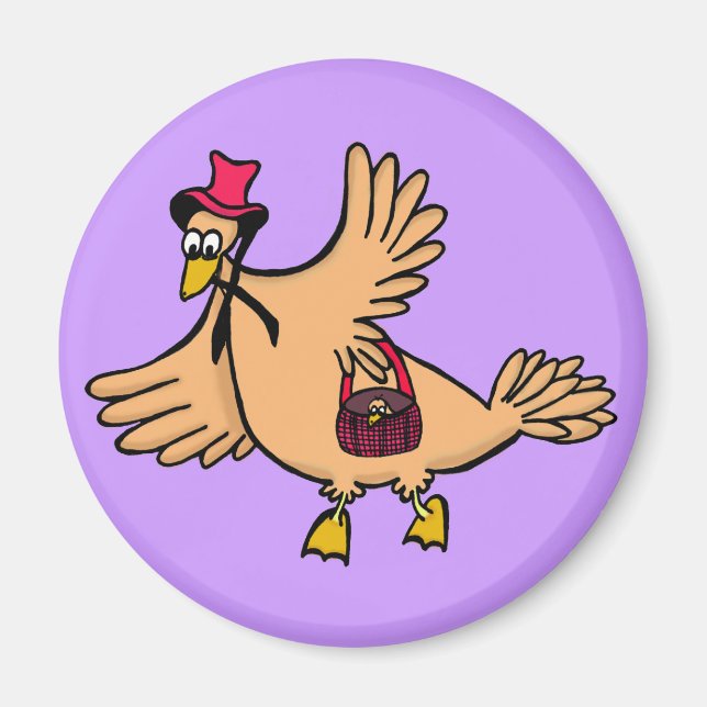 imán "arte personalizado" BIRD (Frente)