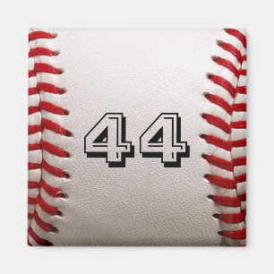Imán Arte personalizado de número de béisbol – Foto dep