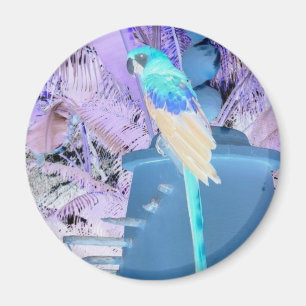 Imán Arte pop de loro