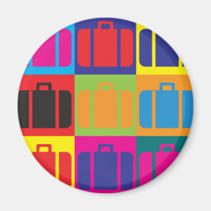 Imán Arte pop del viaje