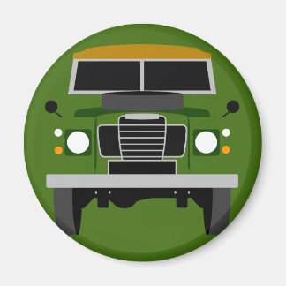 Imán Arte pop verde Clásico MK3 Land Rover