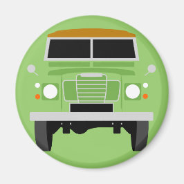 Imán Arte pop verde Clásico MK3 Land Rover