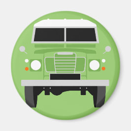 Imán Arte pop verde Clásico MK3 Land Rover