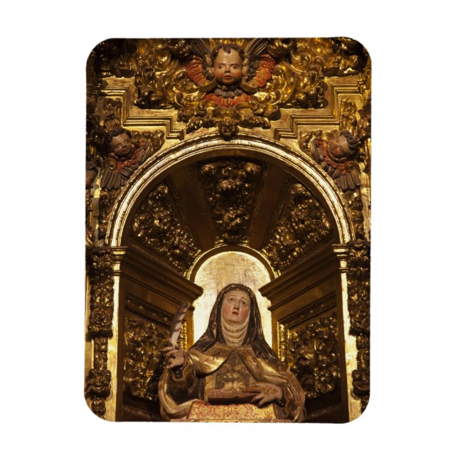 Imán Arte religioso en representación de Santa Teresa (Vertical)