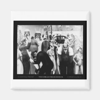 Imán Arte renacentista de Harlem - "Cinturón negro"