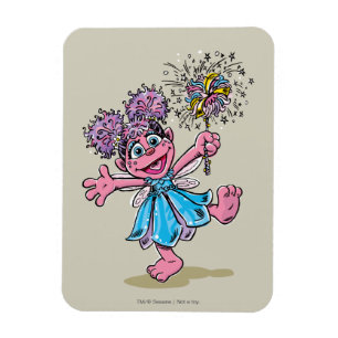 Imán Arte Retro de Abby Cadabby