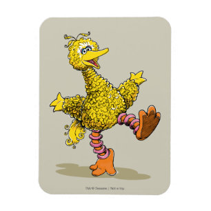 Imán Arte Retro Gran Pájaro