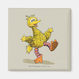 Imán Arte Retro Gran Pájaro
