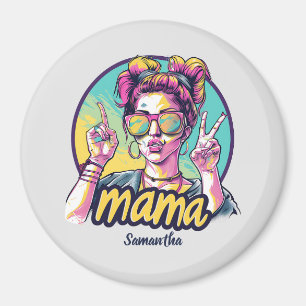 Imán Arte Retro Mama Pop Personalizado (19)