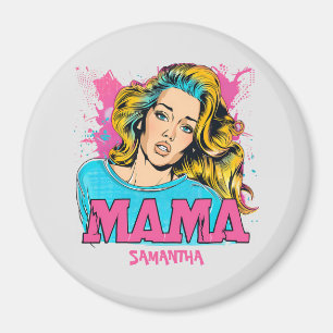 Imán Arte Retro Mama Pop Personalizado (20)