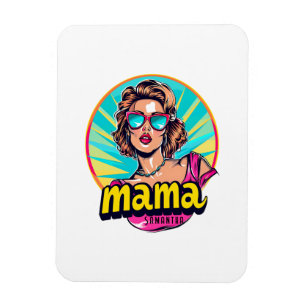 Imán Arte Retro Mama Pop Personalizado (3)