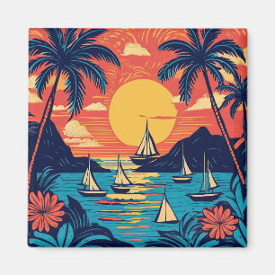 Imán Arte tropical