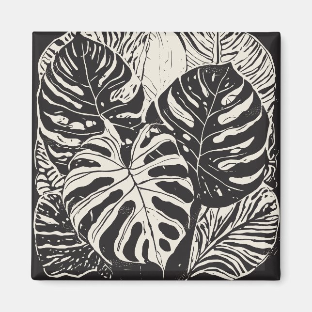 Imán Arte tropical (Frente)
