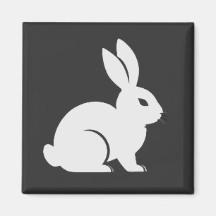 Imán Arte vector de conejo Animal moderno Ciudad urbana