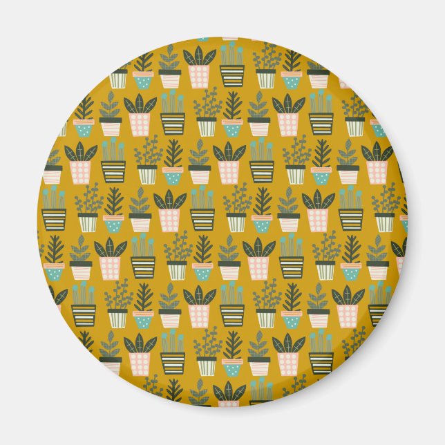 Imán Arte vegetal estético (Frente)