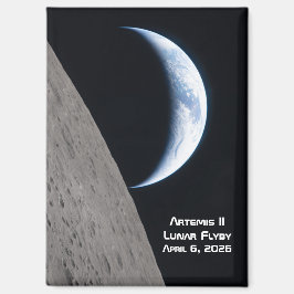 Imán Artemis II sobrevuelo lunar