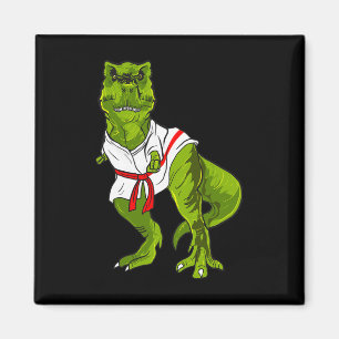 Imán Artes Marciales de Dinosaurio Ninja Divertido Judo