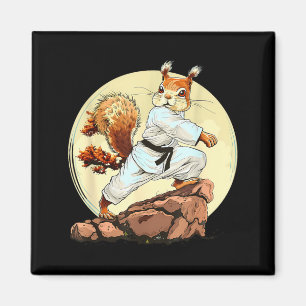 Imán Artes Marciales Judo Karate MMA Taekwondo Ardilla