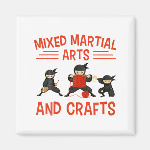 Imán Artes Marciales Mixtas Divertidas y Manualidades K