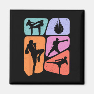 Imán Artes marciales Muay Thai niños niños hombres kick