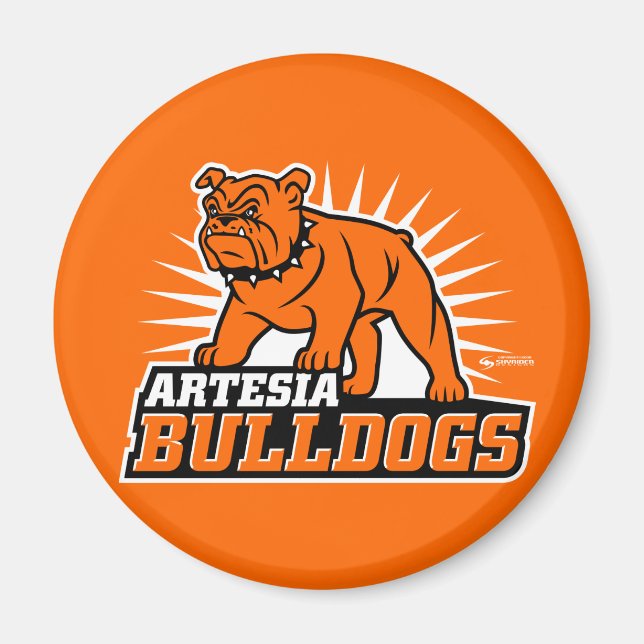Imán Artesia Bulldoges Magnet (Frente)