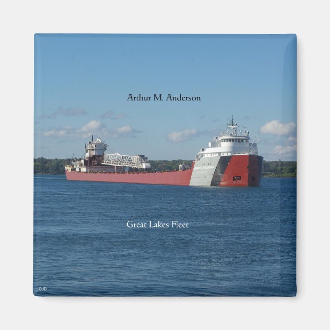 Imán Arthur M. Anderson imnet (Frente)