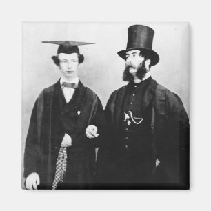 Imán Arthur Munby y su padre, c.1851