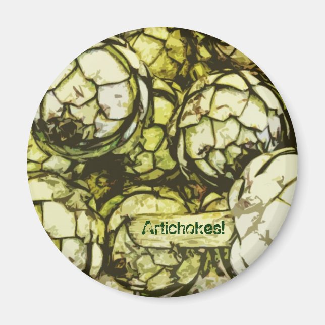 Imán ¡Artichoes! (Frente)