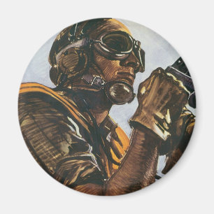 Imán Artillero de WWII