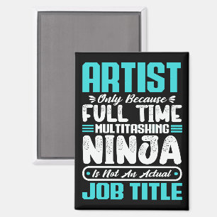 Imán Artist Job Title Profesora Arte artístico creativo