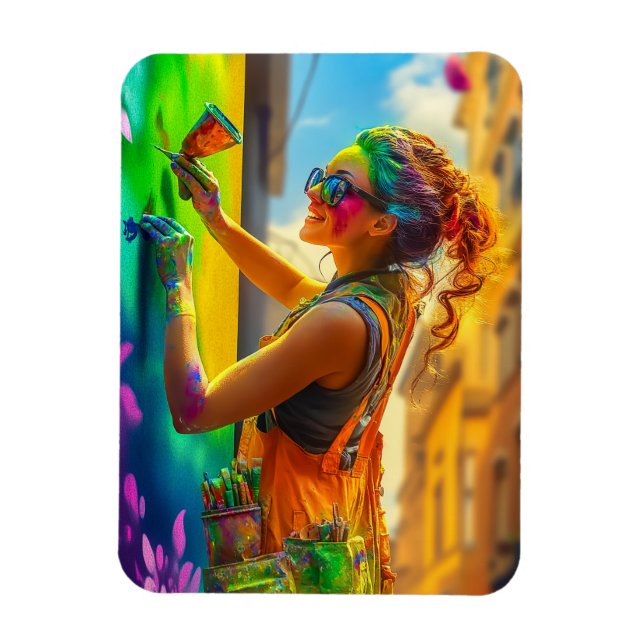 Imán Artista callejero (Vertical)