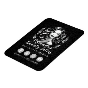 Imán Artista de maquillaje Cabello Estilista Salón De B