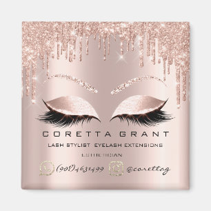 Imán Artista de maquillaje Láceos Extensión Perforacion