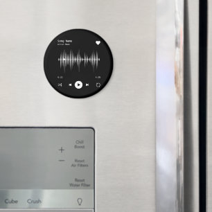 Imán Artista de reproductor de música y canción negra p