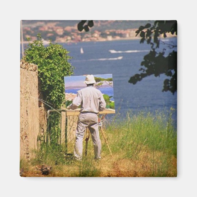 Imán Artista de St. Tropez (Frente)