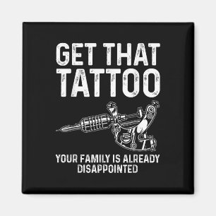 Imán Artista De Tatuajes Graciosos Para Hombres Tattooe