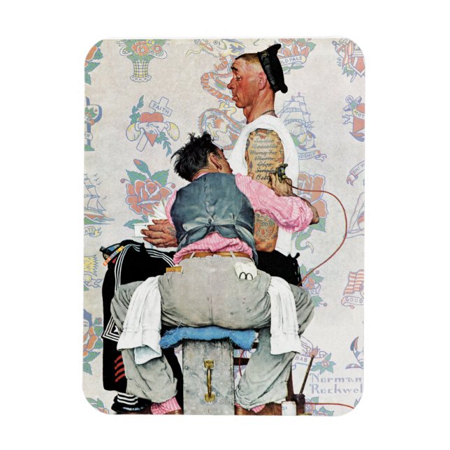 Imán Artista del tatuaje (Vertical)