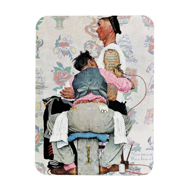 Imán Artista del tatuaje (Vertical)