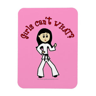 Imán Artista marcial Chica claro