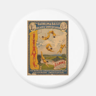 Imán Artistas de Trapeze Barnum & Bailey 1896