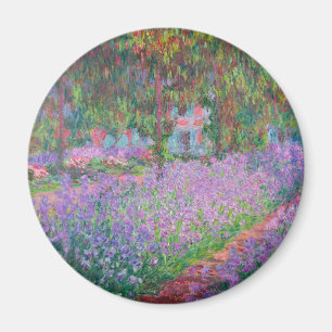Imán Artistas Jardín en Giverny por Claude Monet
