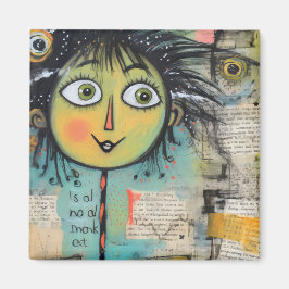 Imán ArtLady 17 Encantadora y angustiada