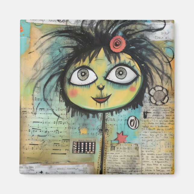 Imán ArtLady 4 Encantador y afligido (Frente)