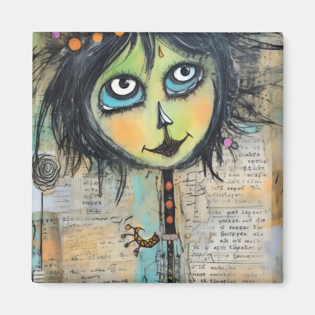 Imán ArtLady 5 Encantador y afligido (Frente)