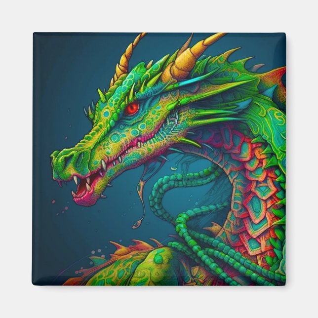 Imán Artsy Dragon (Frente)