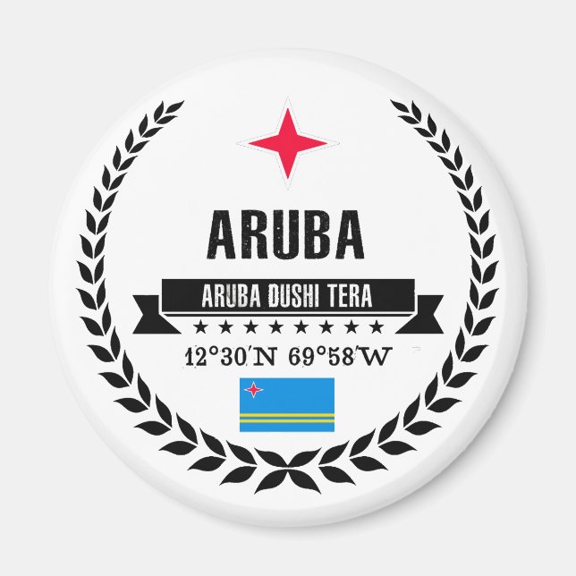 Imán Aruba (Frente)